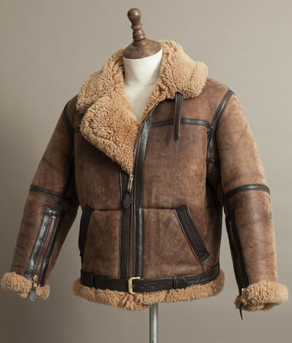 Vintage Irvin Sheepskin Flight Jacket Aviation Leathercraft