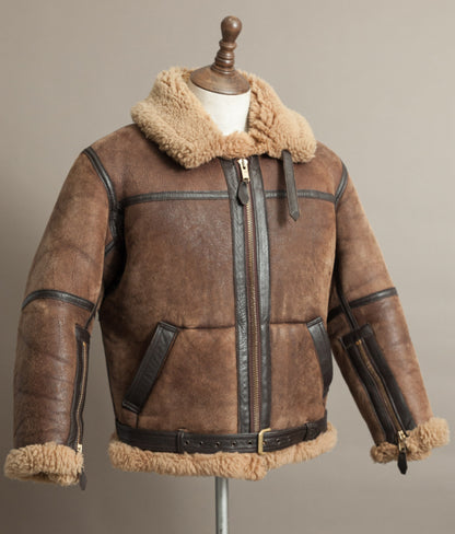 Vintage Irvin Sheepskin Flight Jacket Aviation Leathercraft