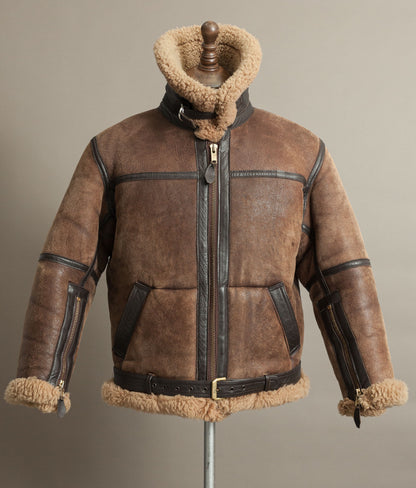 Vintage Irvin Sheepskin Flight Jacket Aviation Leathercraft