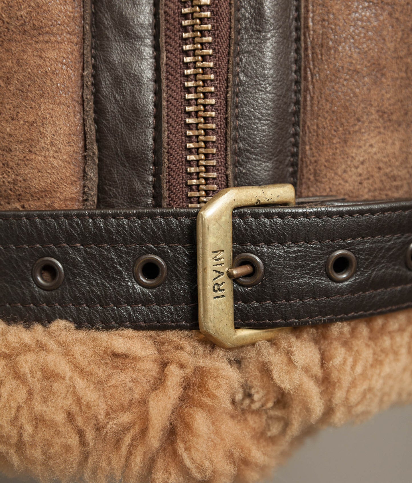 Vintage Irvin Sheepskin Flight Jacket Aviation Leathercraft