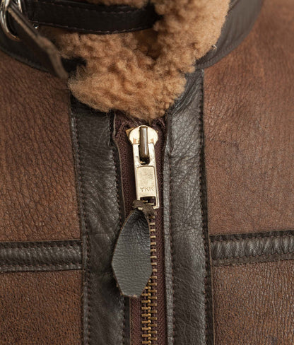 Vintage Irvin Sheepskin Flight Jacket Aviation Leathercraft