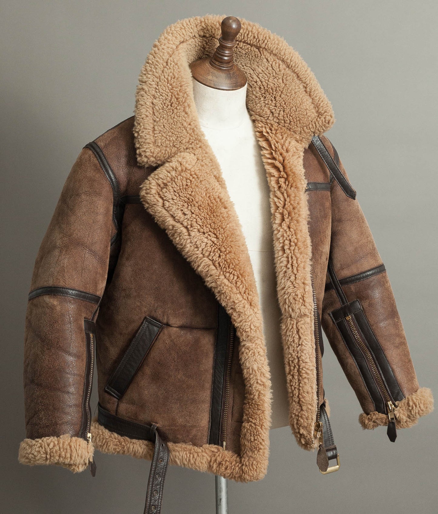 Vintage Irvin Sheepskin Flight Jacket Aviation Leathercraft