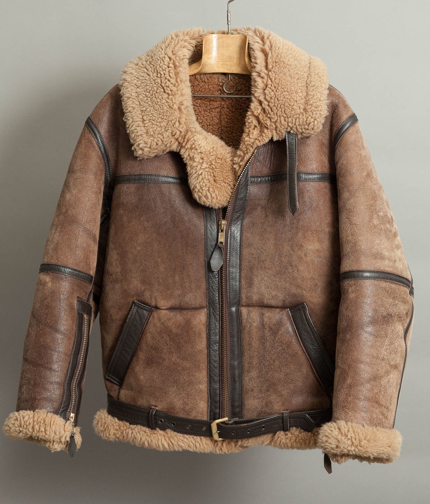 Vintage Irvin Sheepskin Flight Jacket Aviation Leathercraft