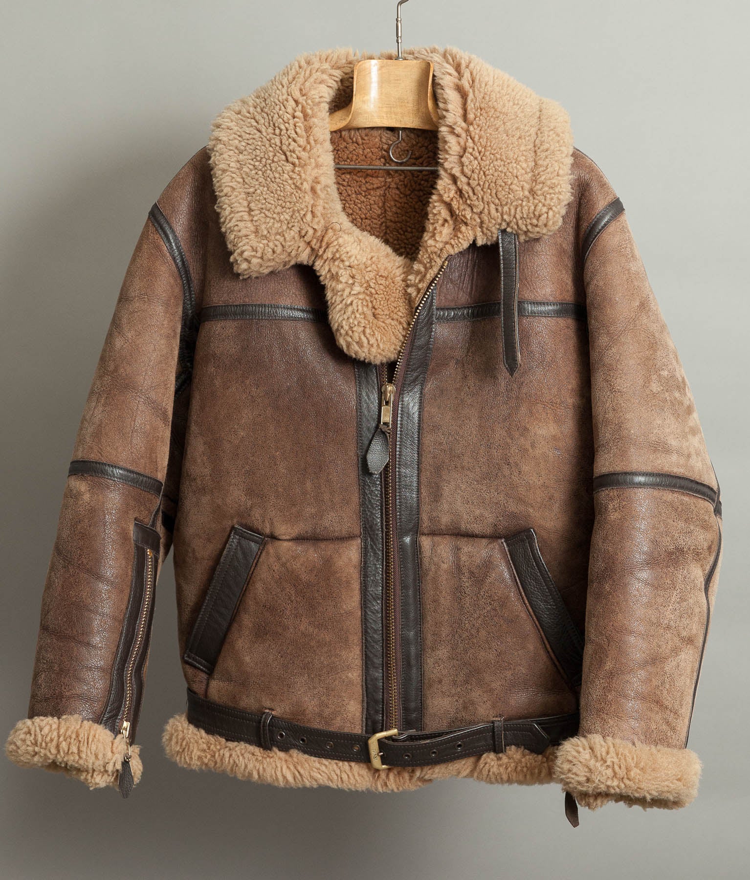 Vintage Irvin Sheepskin Flight Jacket Aviation Leathercraft