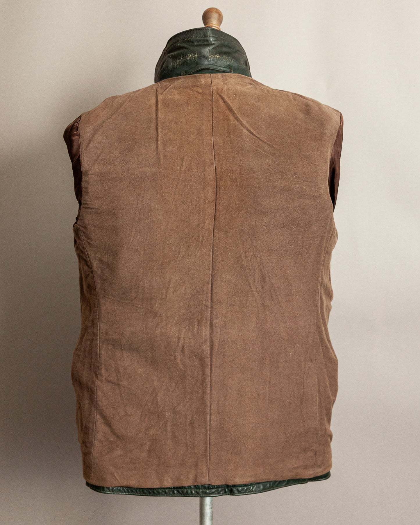 1940s German Leather Motorcycle Despatch Rider Jacket Small (38)