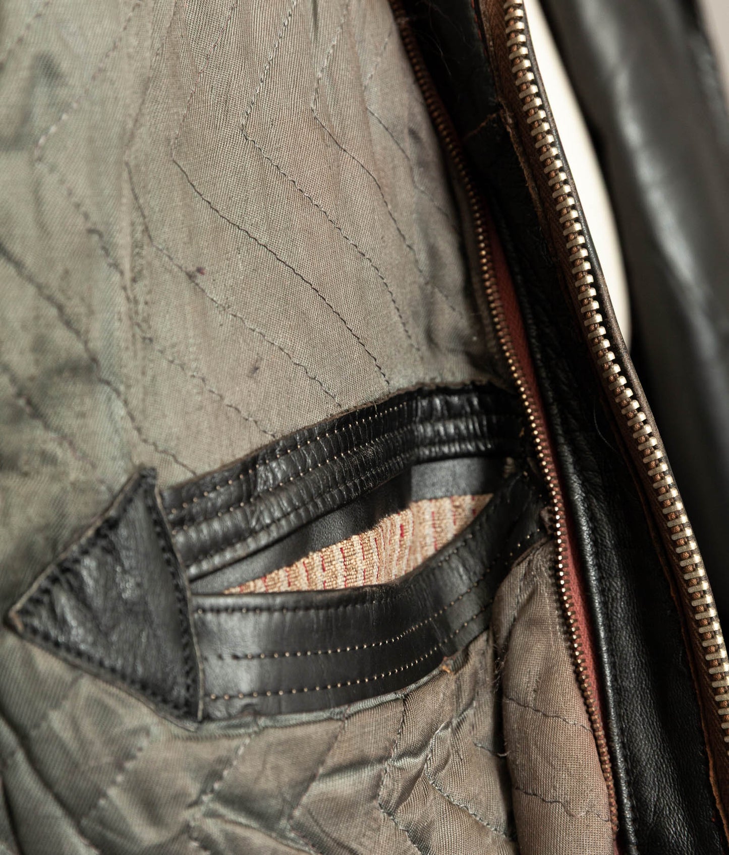 1950s French Confecuir Cowhide Motorcycle Jacket Ritz Zipper