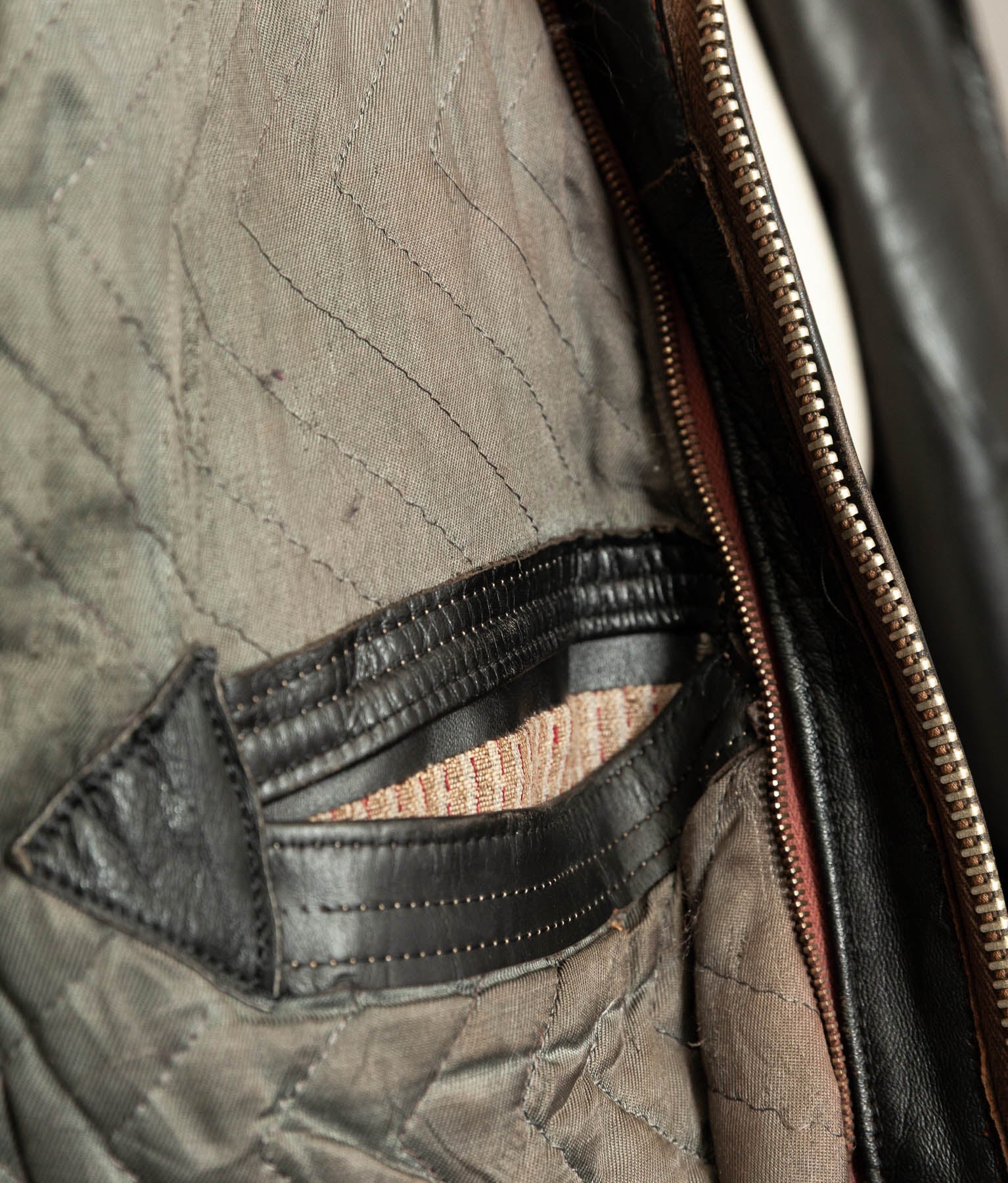 1950s French Confecuir Cowhide Motorcycle Jacket Ritz Zipper