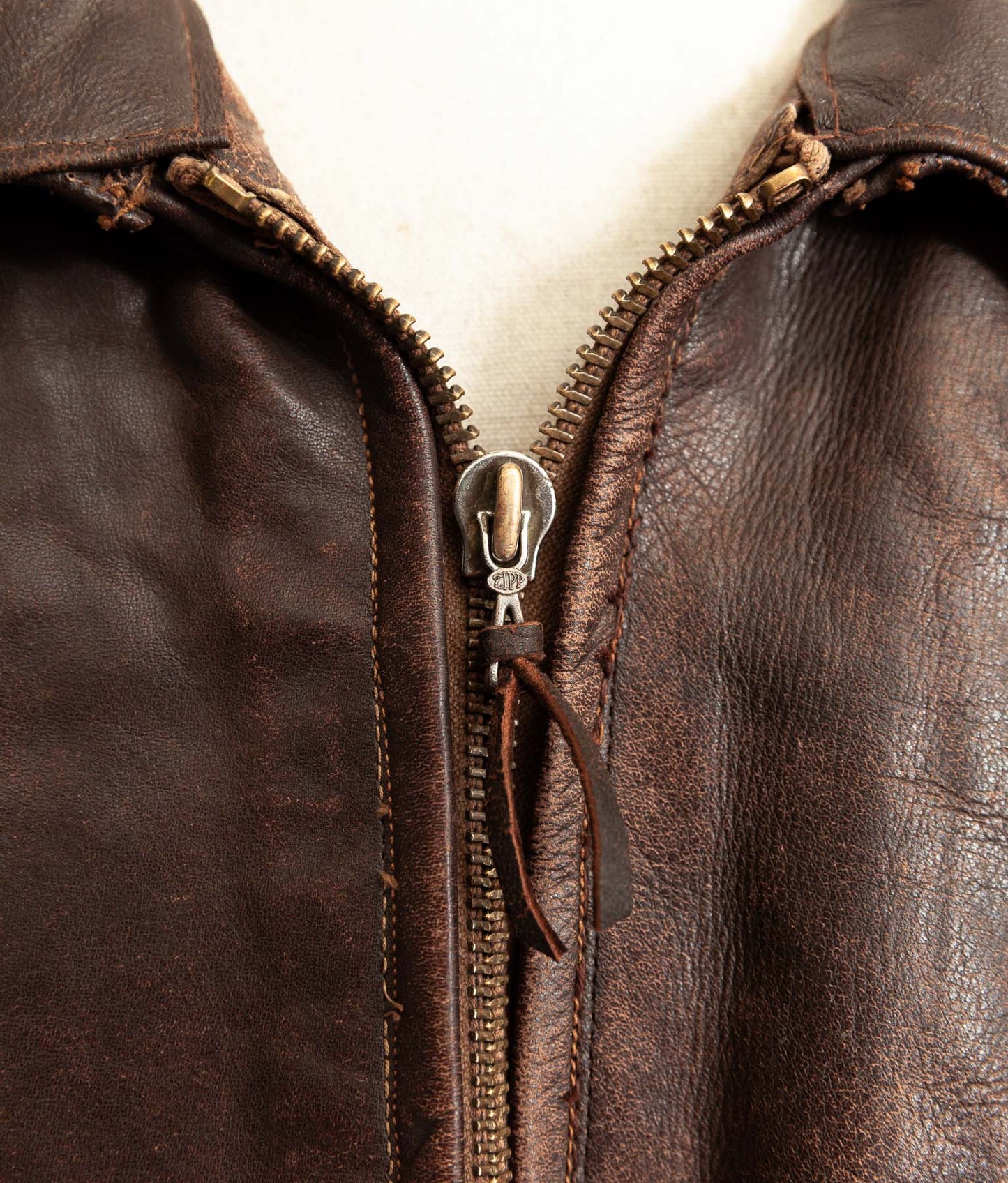 Vintage 1930s German Horsehide Leather Interwar Alpine Jacket