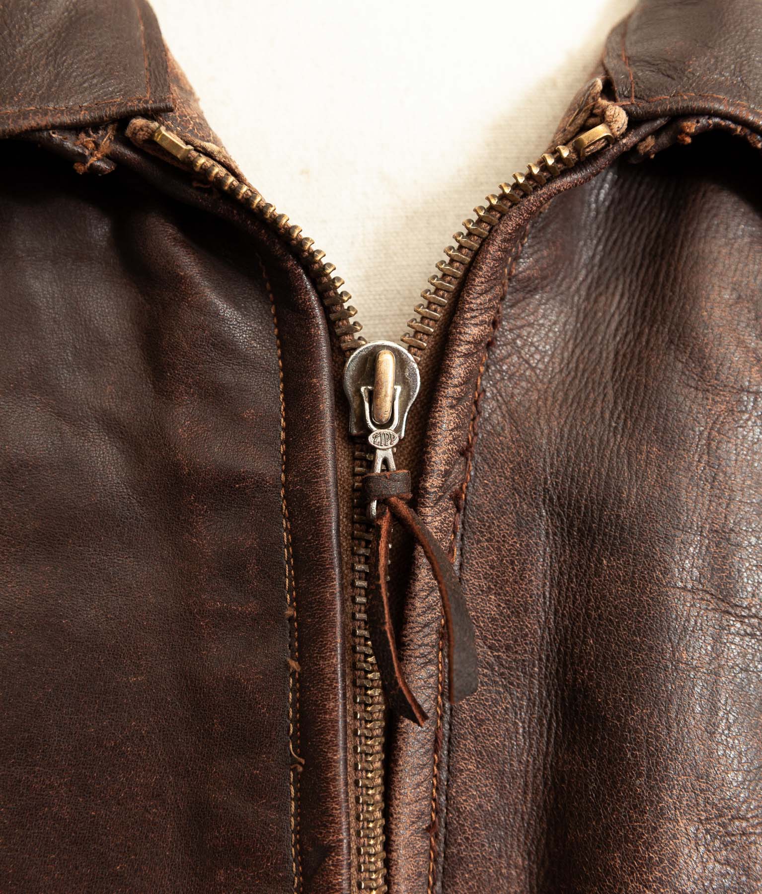 Vintage 1930s German Horsehide Leather Interwar Alpine Jacket