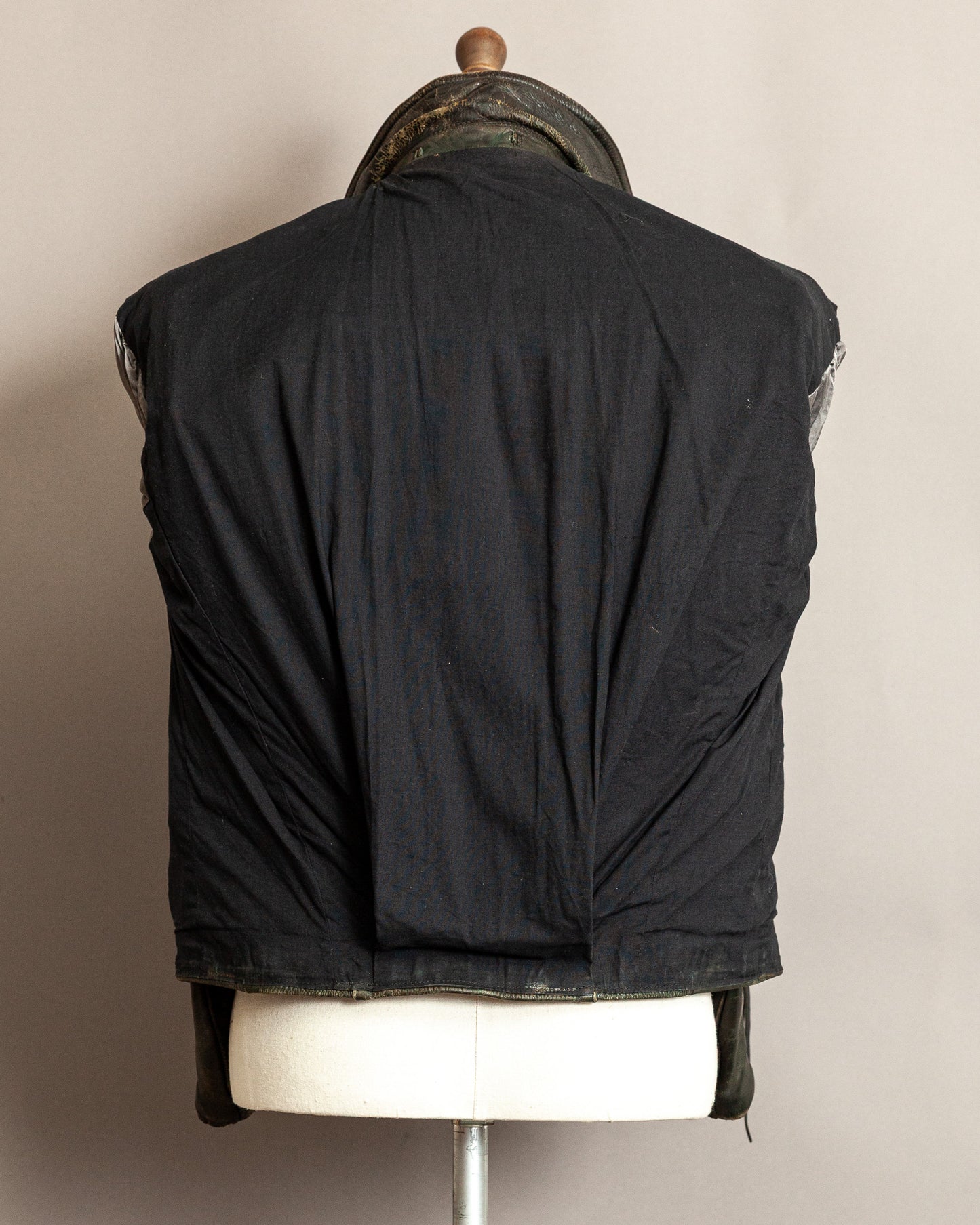Vintage 1950s German Leather Motorcycle Jacket - Small (40)