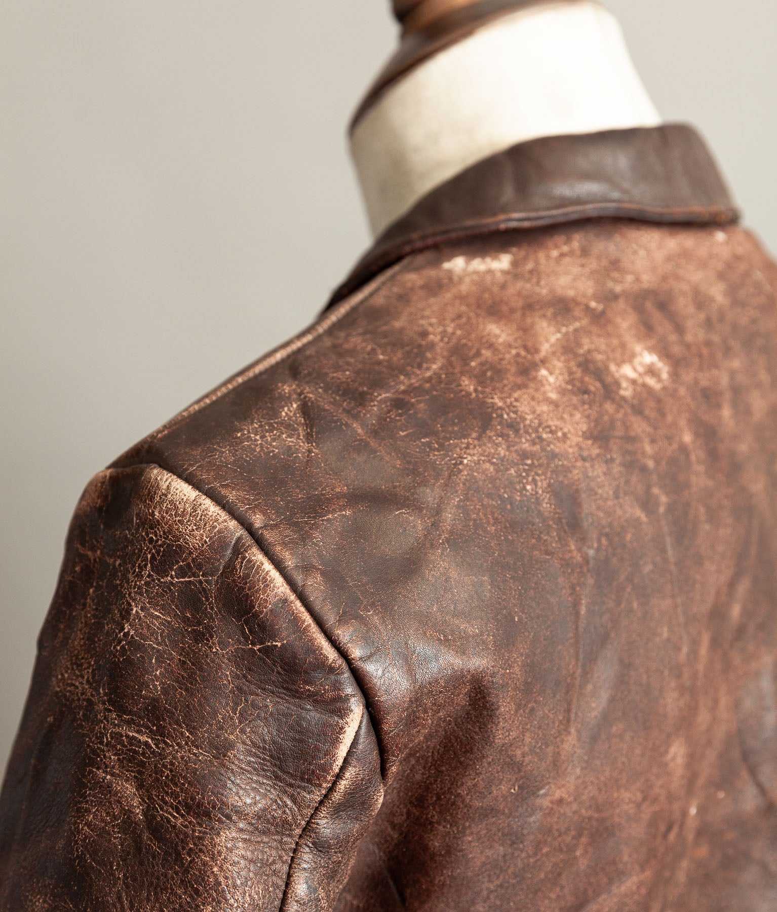 Vintage 1930s German Horsehide Leather Interwar Alpine Jacket