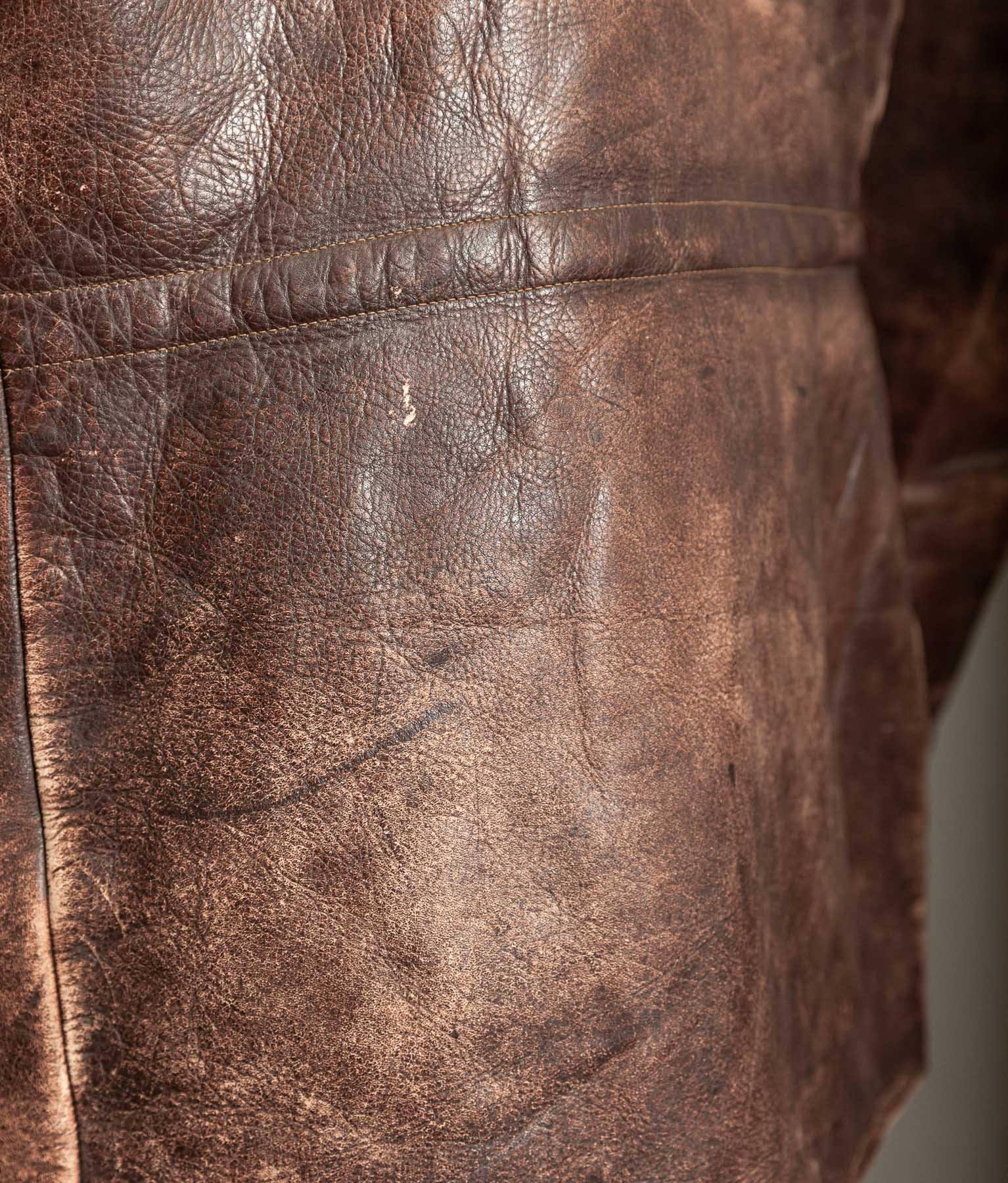 Vintage 1930s German Horsehide Leather Interwar Alpine Jacket