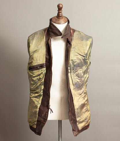 Vintage 1930s German Horsehide Leather Interwar Alpine Jacket