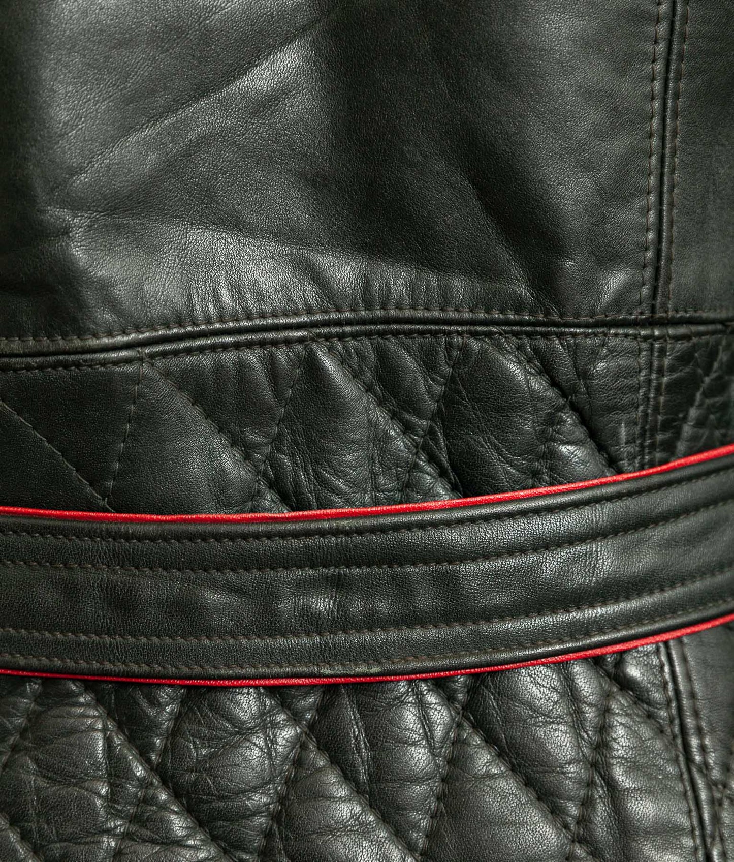 Vintage 1950s German Leather Motorrad Motorcycle Jacket