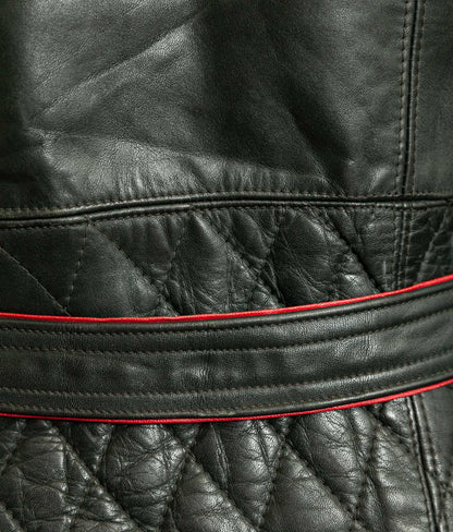 Vintage 1950s German Leather Motorrad Motorcycle Jacket