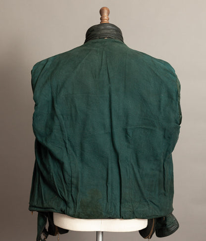 Vintage 1950s German Leather Motorrad Motorcycle Jacket