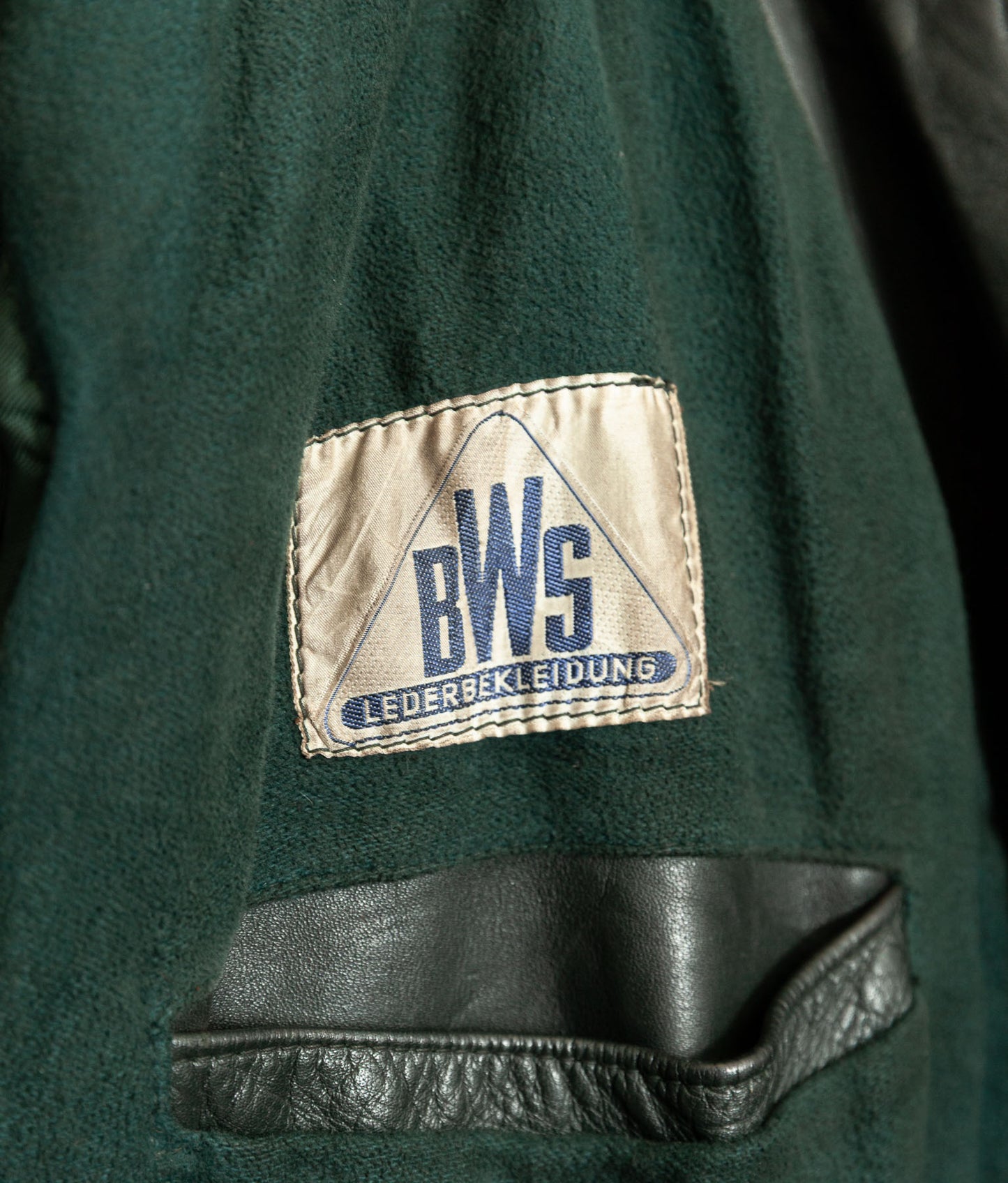 Vintage 1950s German Leather Motorrad Motorcycle Jacket