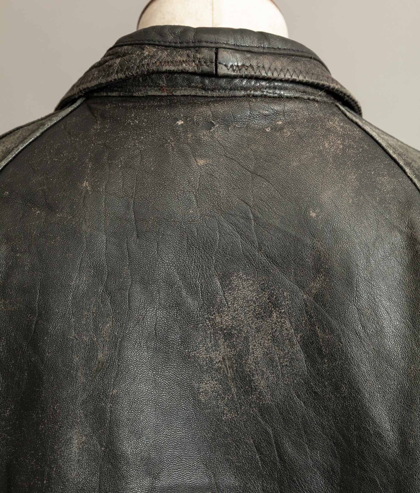 Vintage 1940s German NSKK Paramilitary Leather Jacket