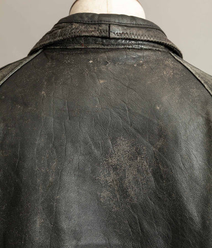 Vintage 1940s German NSKK Paramilitary Leather Jacket