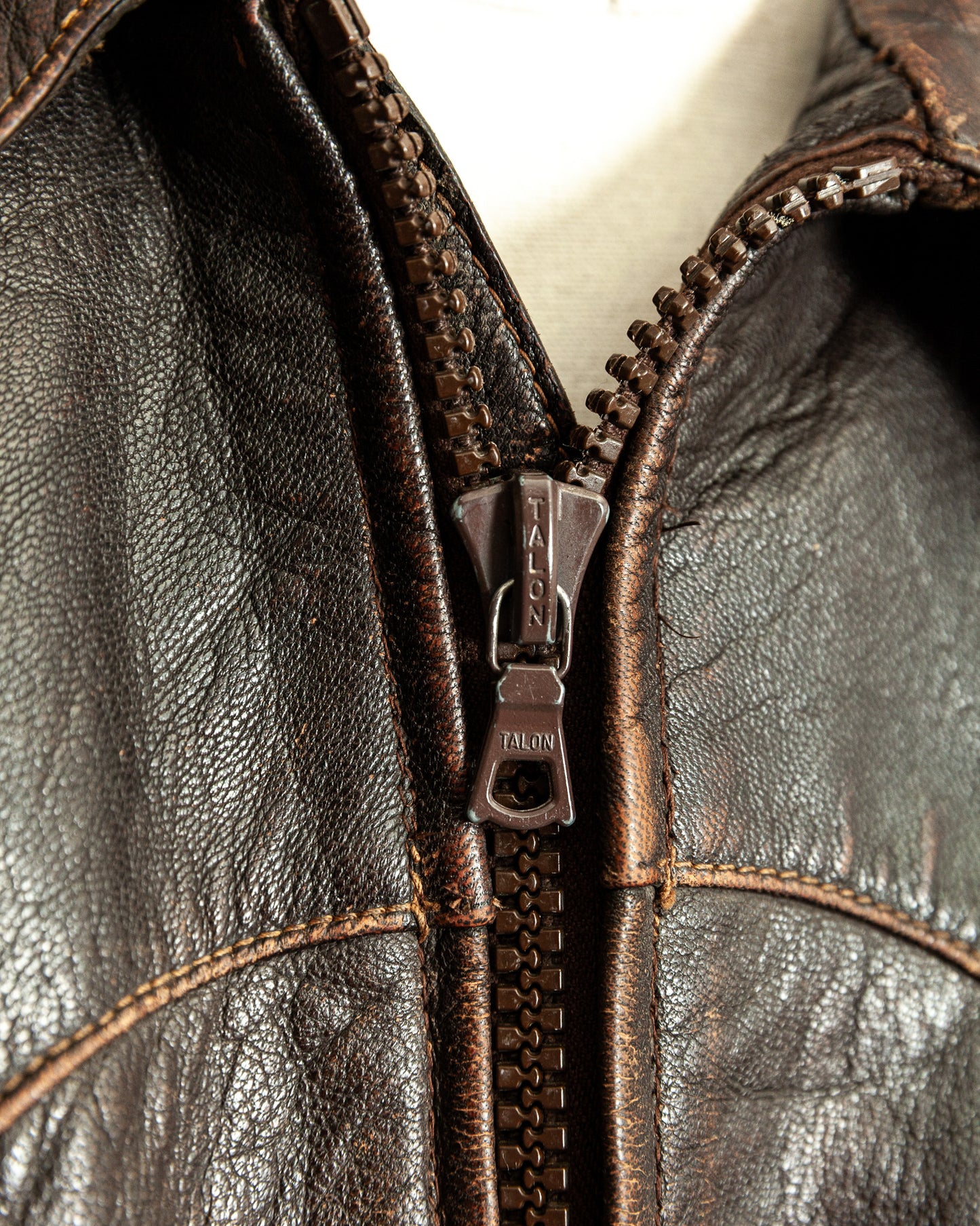 Vintage 1940s German Horsehide Leather Jacket Small (40)
