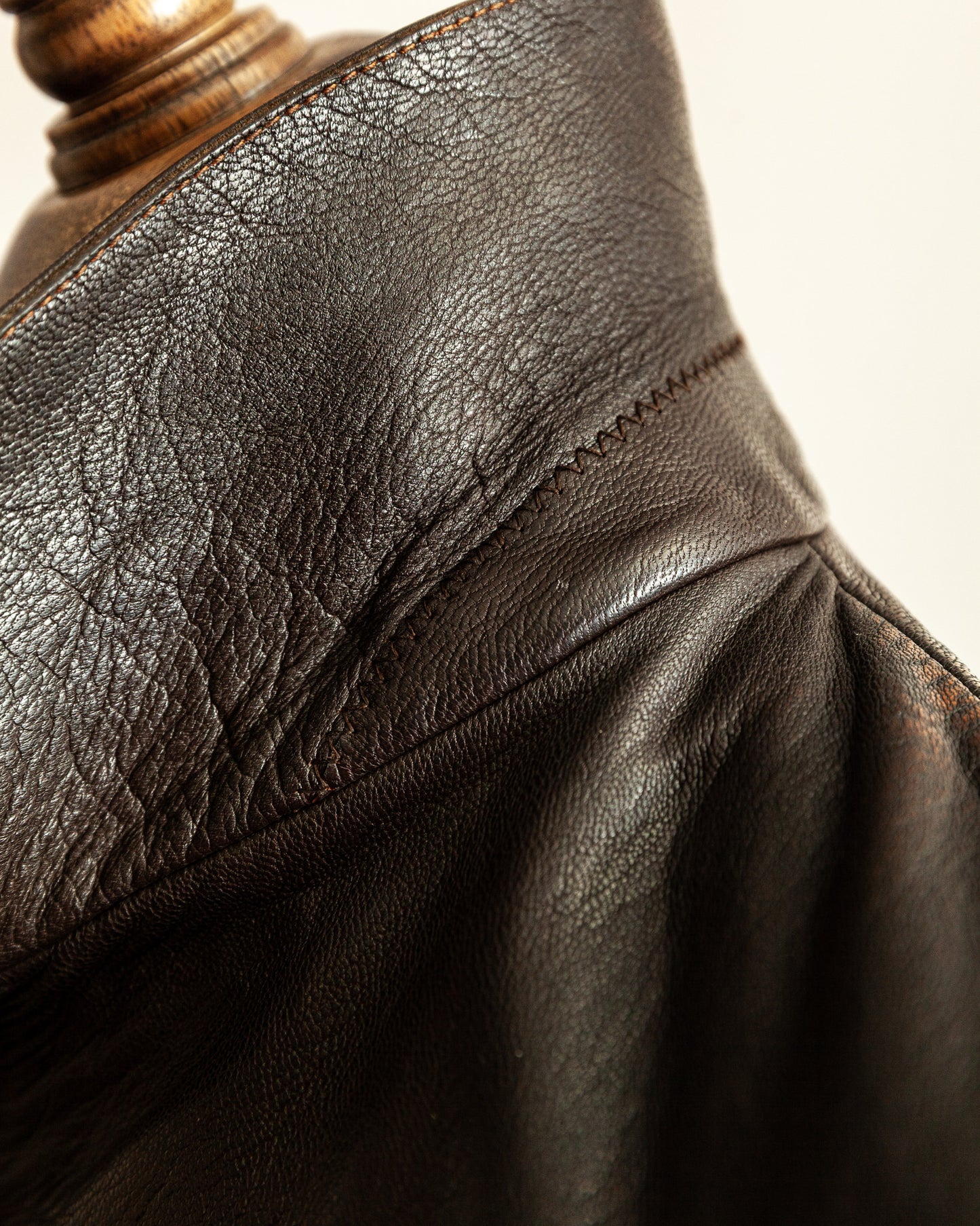 Vintage 1940s German Horsehide Leather Jacket Small (40)