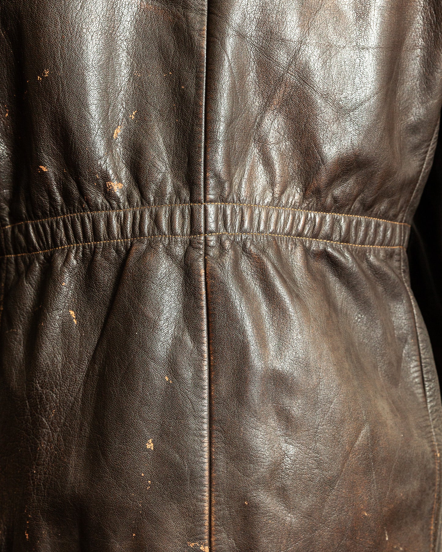 Vintage 1940s German Horsehide Leather Jacket Small (40)