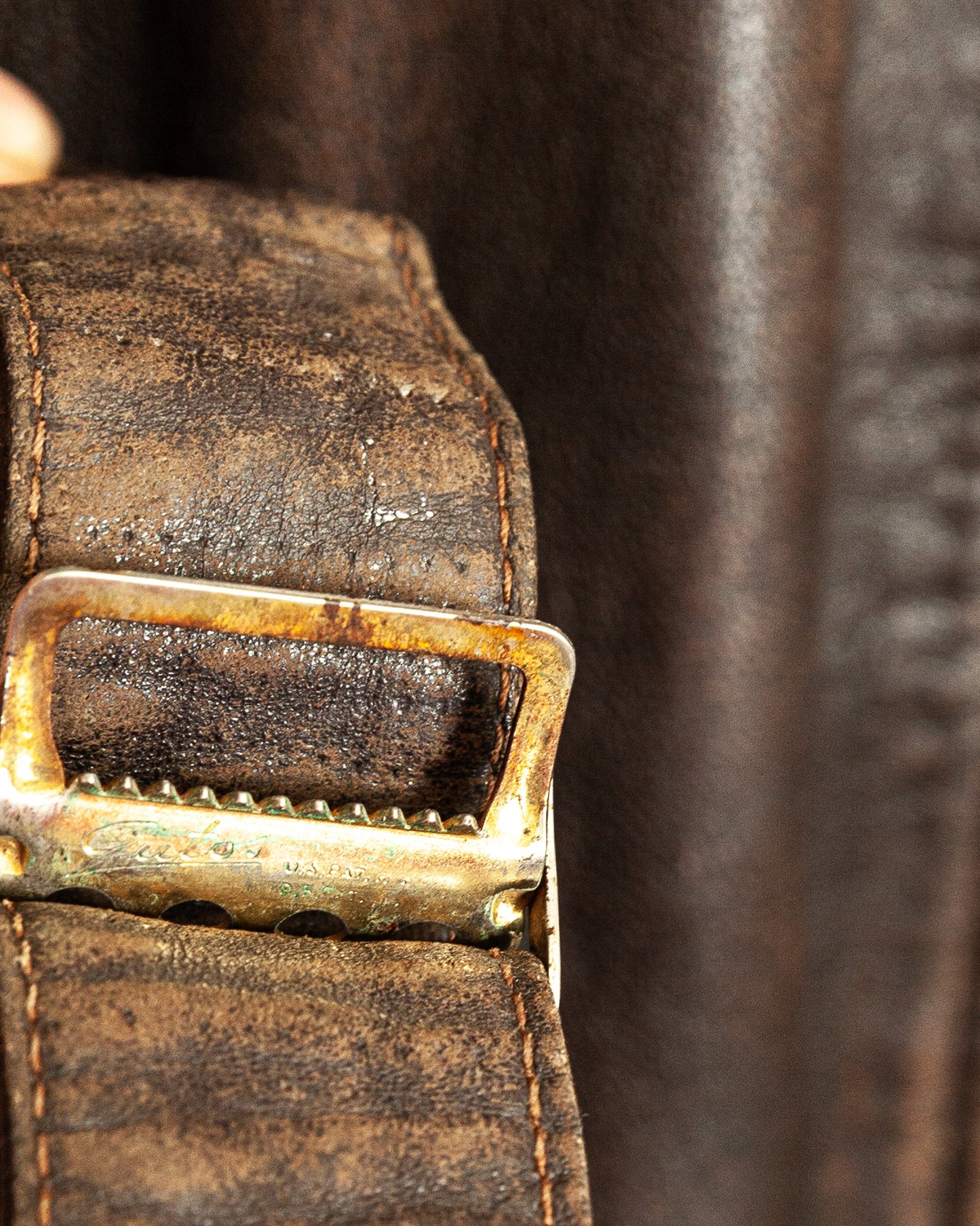 Vintage 1940s German Horsehide Leather Jacket Small (40)