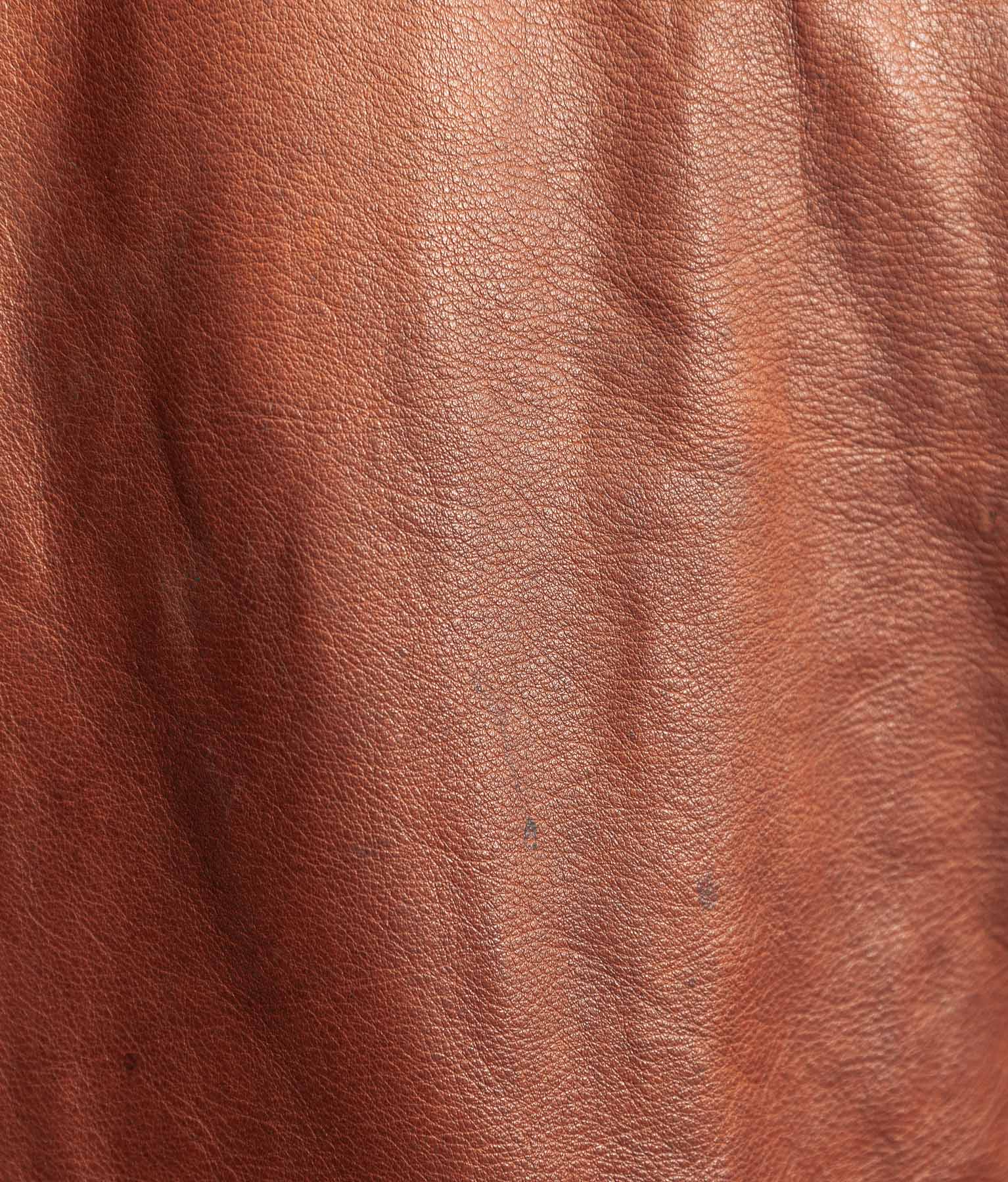 Vintage 1990s Chevignon Cognac Cowhide Leather Jacket