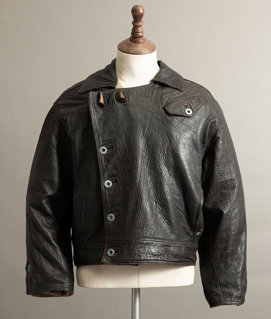 Vintage 1980s Chipie Swedish Military Dispatch Riders Jacket