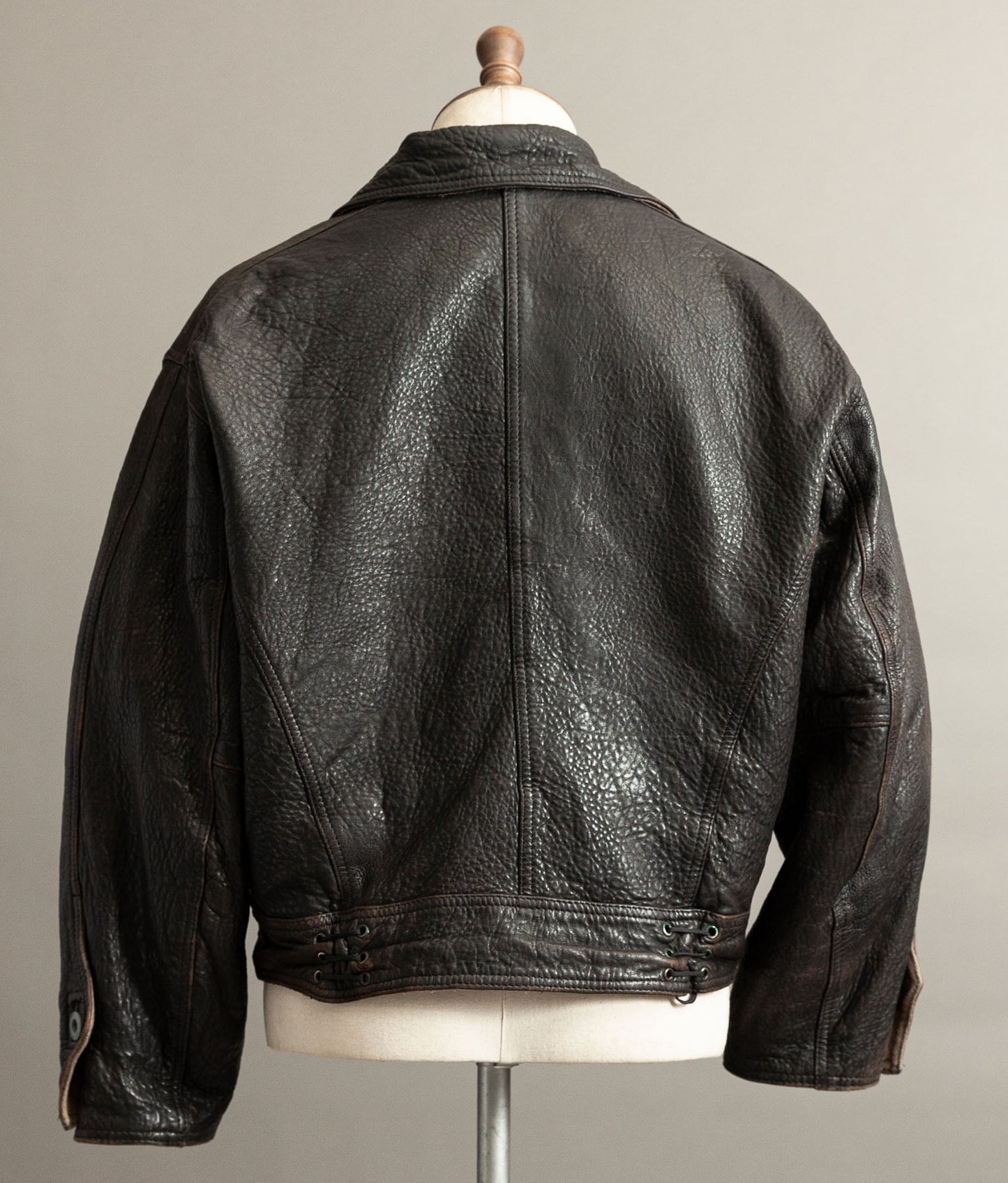 Vintage 1980s Chipie Swedish Military Dispatch Riders Jacket