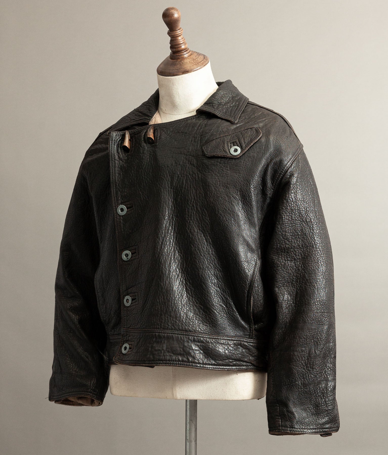 Vintage 1980s Chipie Swedish Military Dispatch Riders Jacket
