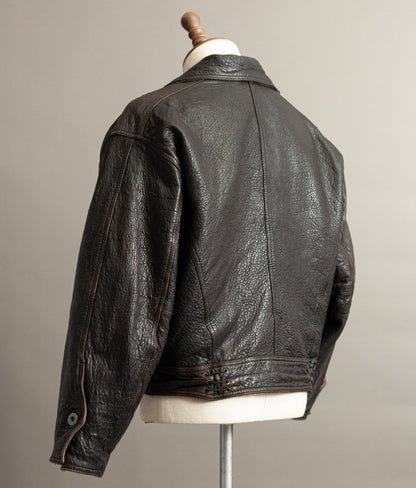 Vintage 1980s Chipie Swedish Military Dispatch Riders Jacket