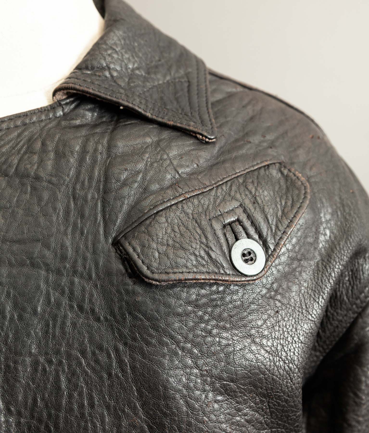 Vintage 1980s Chipie Swedish Military Dispatch Riders Jacket