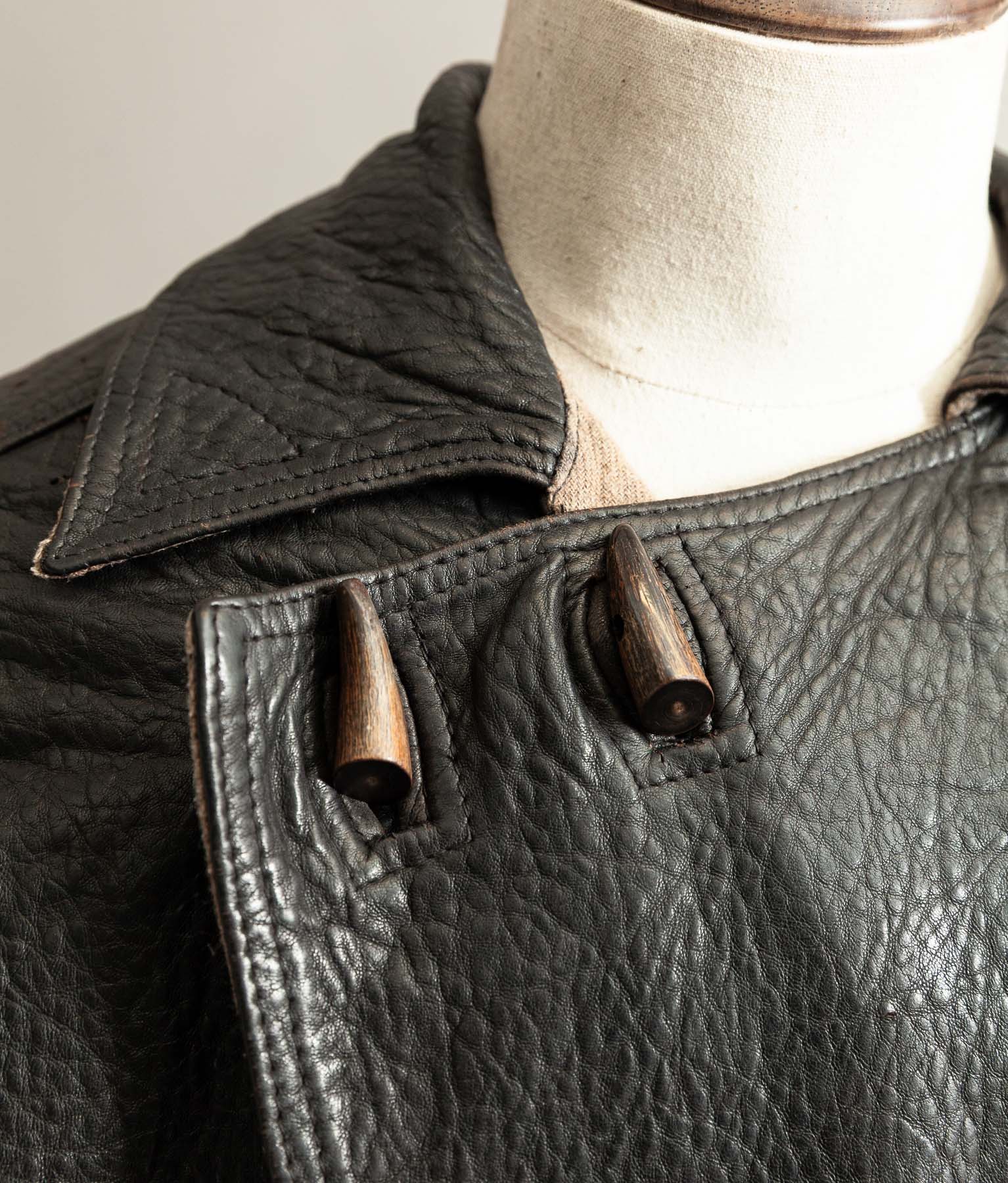Vintage 1980s Chipie Swedish Military Dispatch Riders Jacket