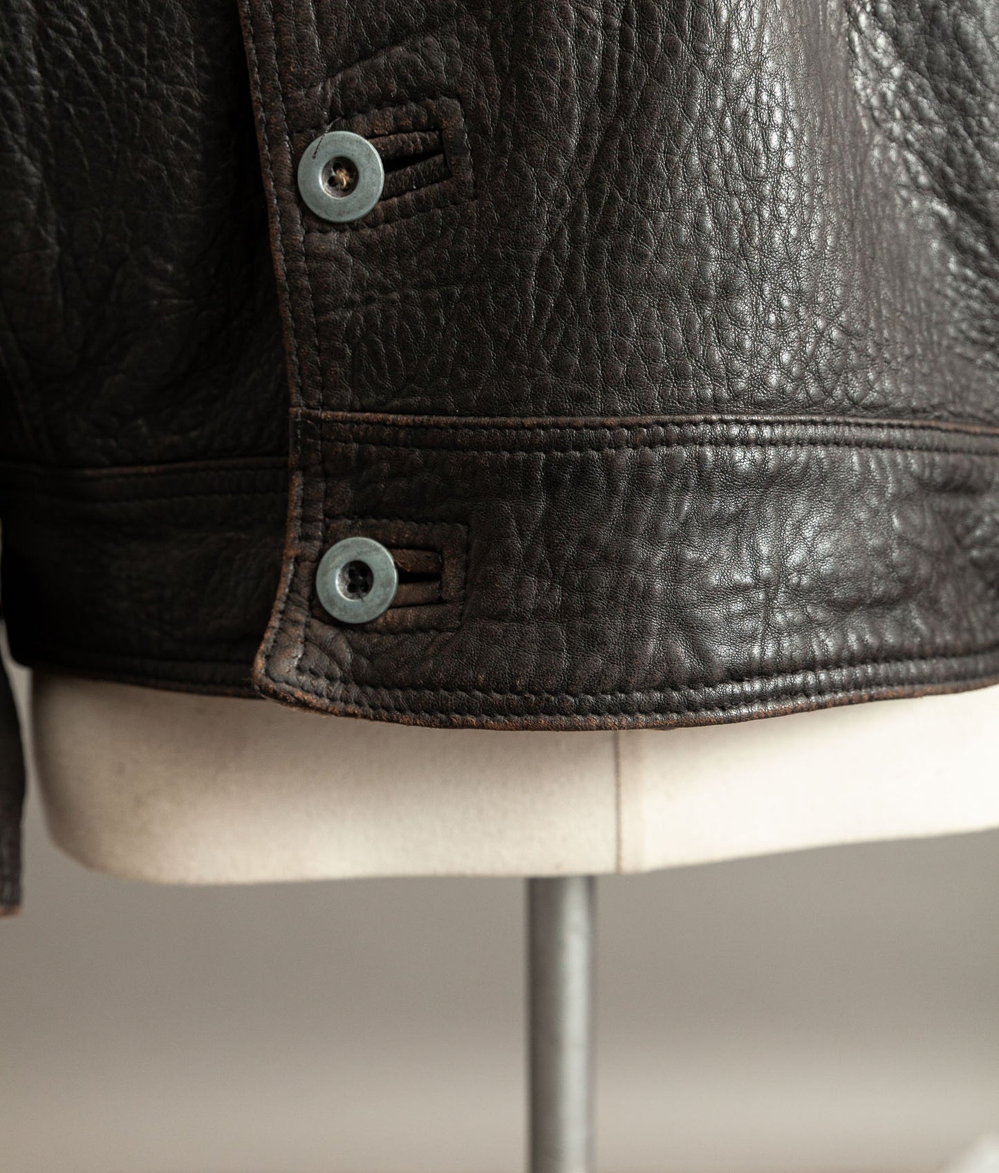 Vintage 1980s Chipie Swedish Military Dispatch Riders Jacket