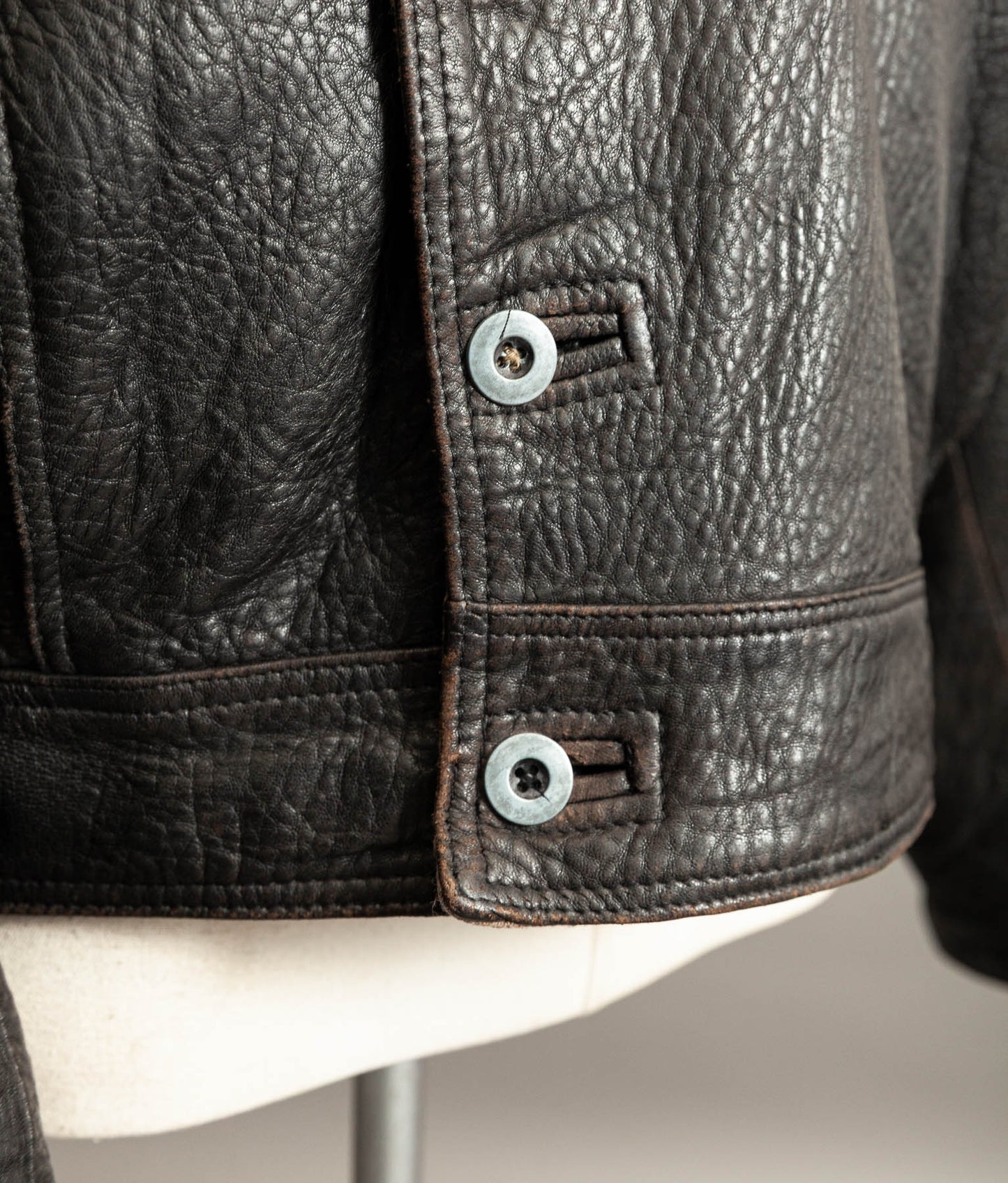 Vintage 1980s Chipie Swedish Military Dispatch Riders Jacket