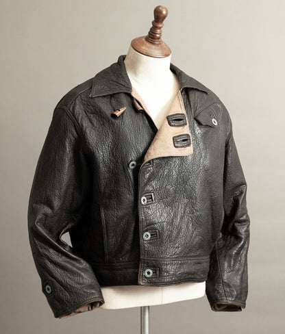 Vintage 1980s Chipie Swedish Military Dispatch Riders Jacket