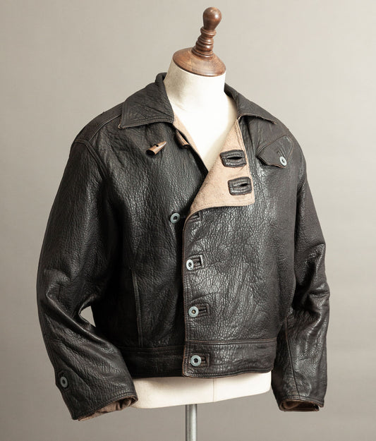 Vintage 1980s Chipie Swedish Military Dispatch Riders Jacket
