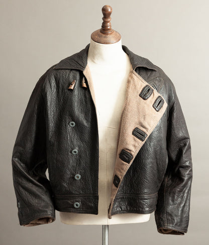 Vintage 1980s Chipie Swedish Military Dispatch Riders Jacket
