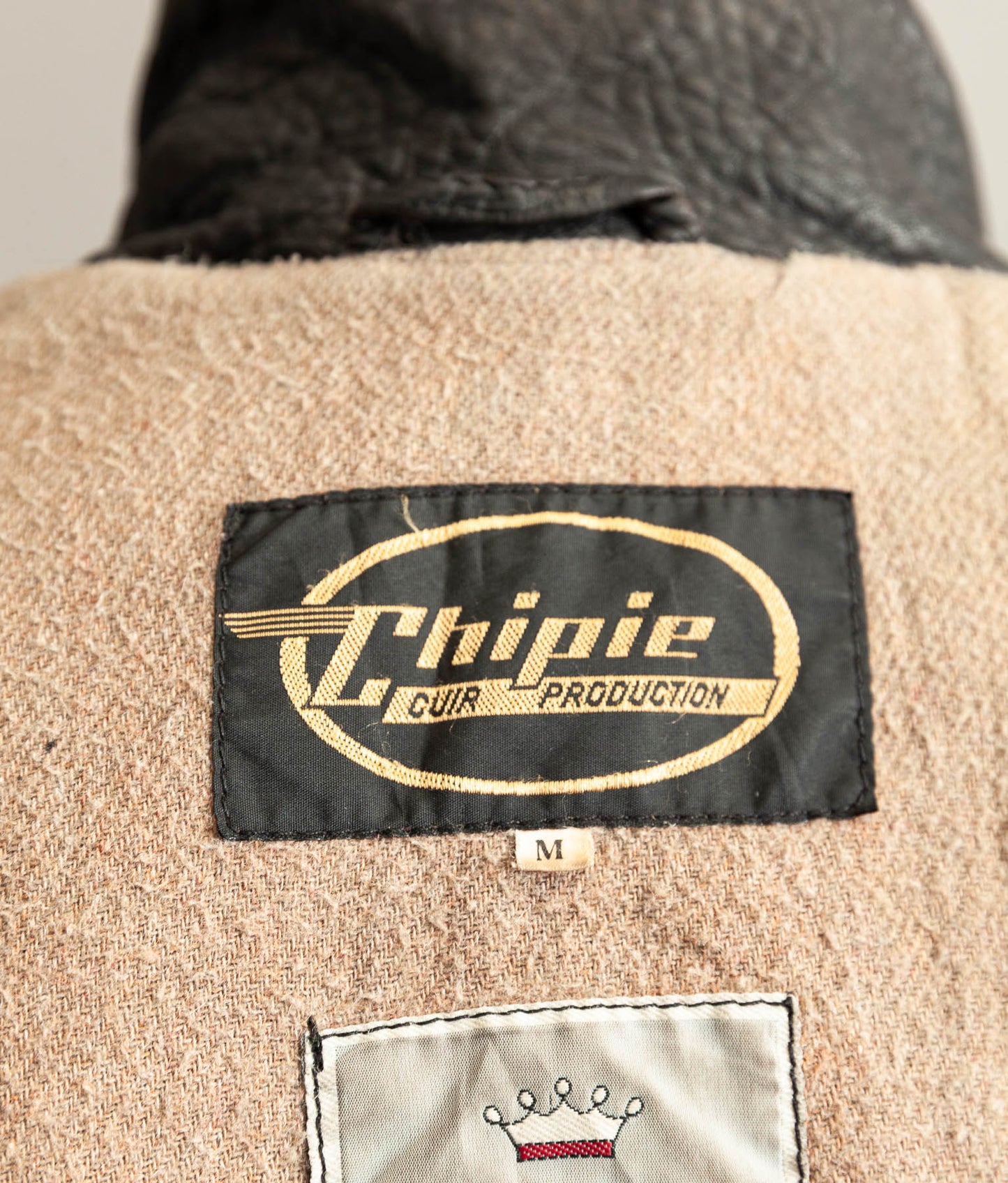 Vintage 1980s Chipie Swedish Military Dispatch Riders Jacket
