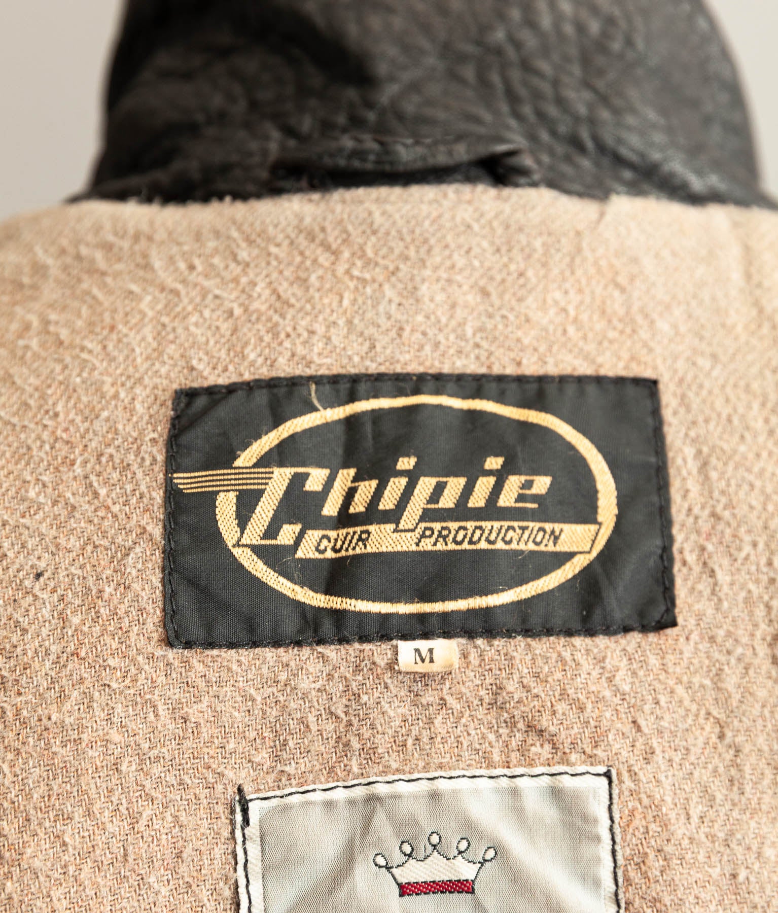 Vintage 1980s Chipie Swedish Military Dispatch Riders Jacket
