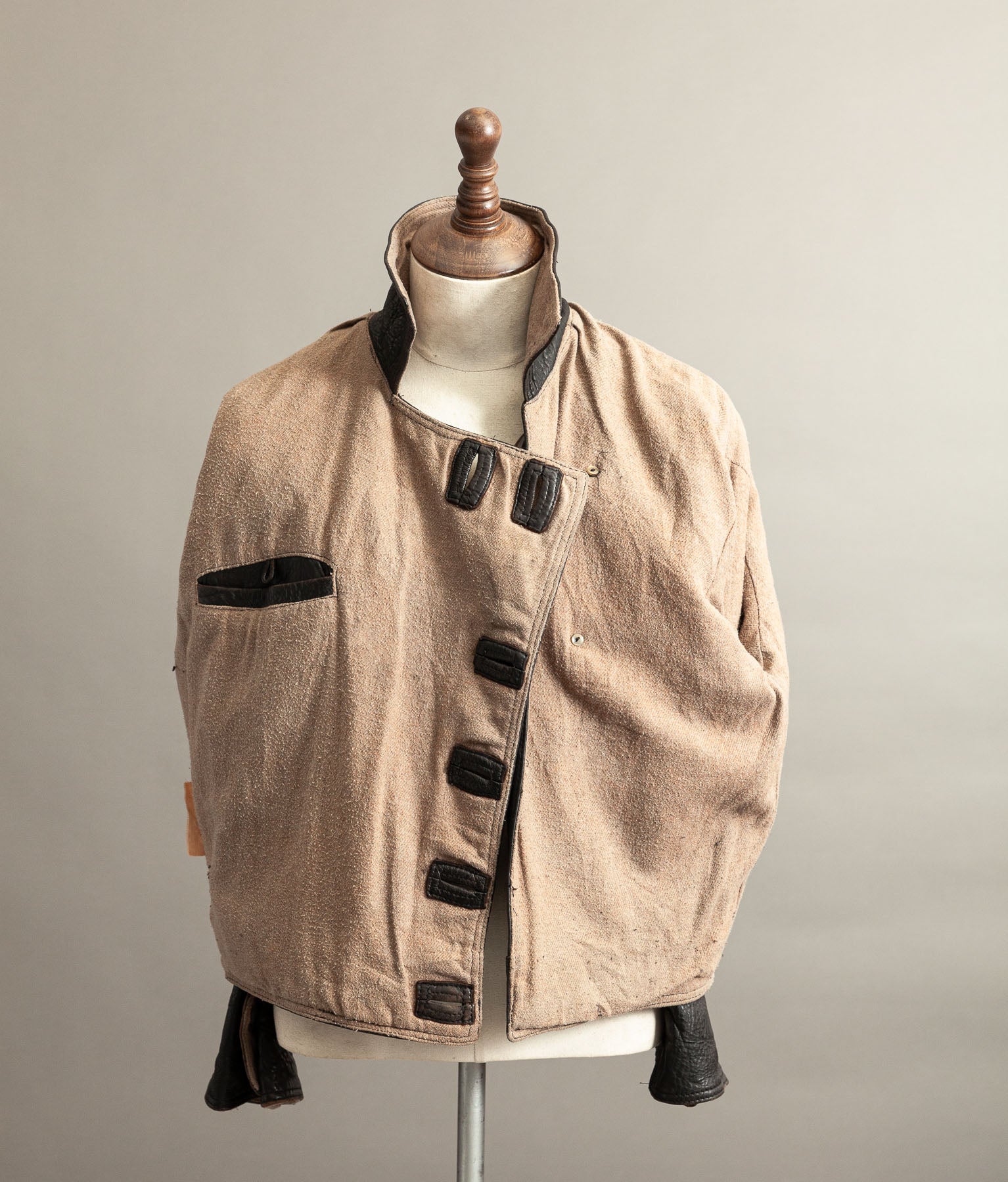 Vintage 1980s Chipie Swedish Military Dispatch Riders Jacket