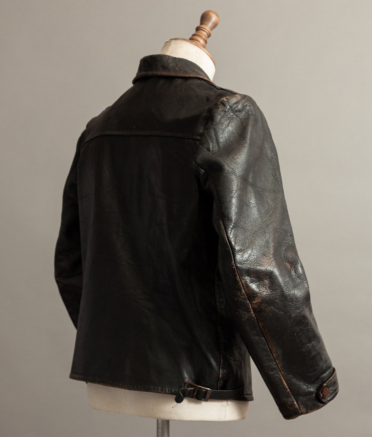 Vintage 1950s Jofama Goatskin Motorcycle Jacket, Malung Sweden