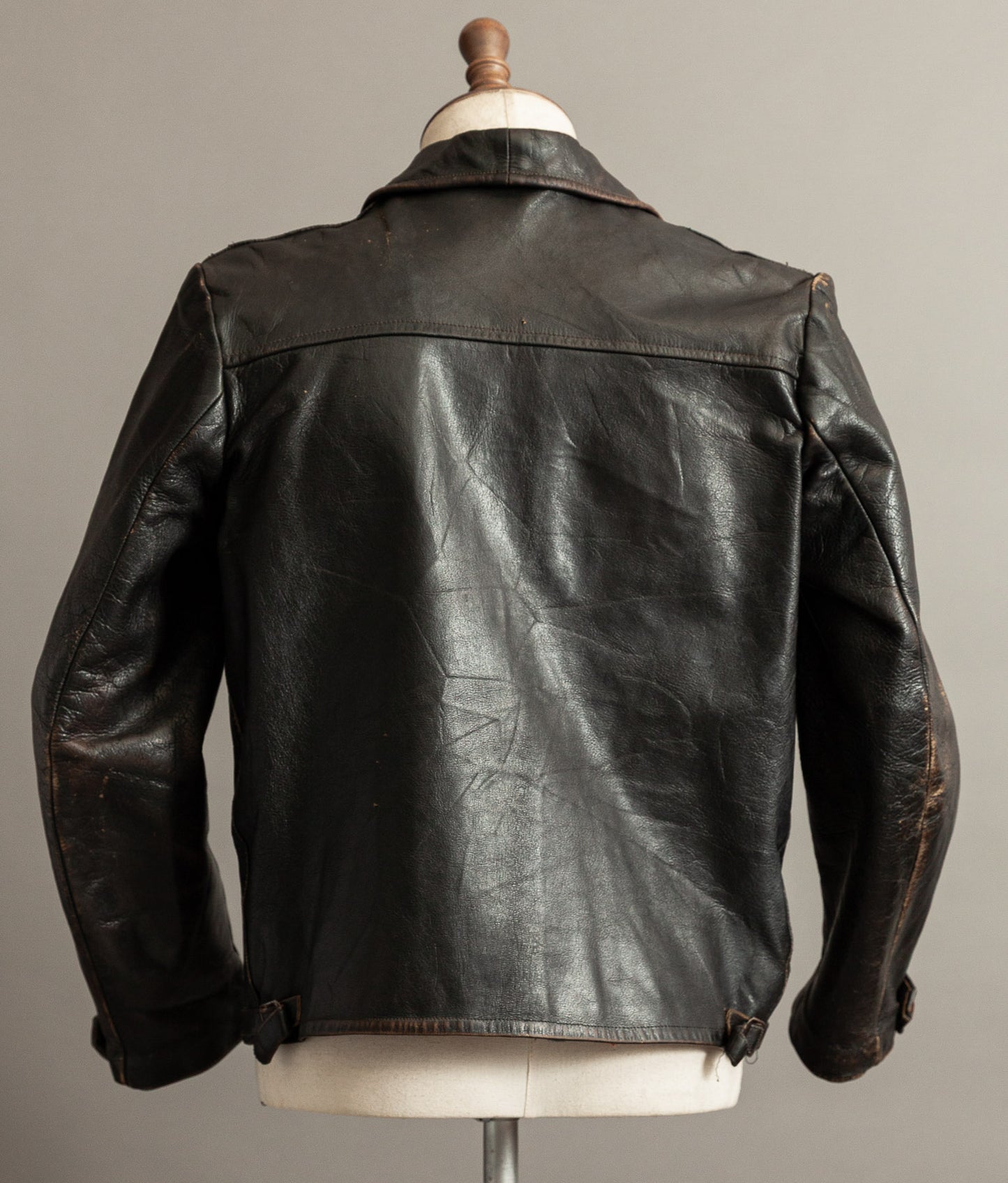 Vintage 1950s Jofama Goatskin Motorcycle Jacket, Malung Sweden