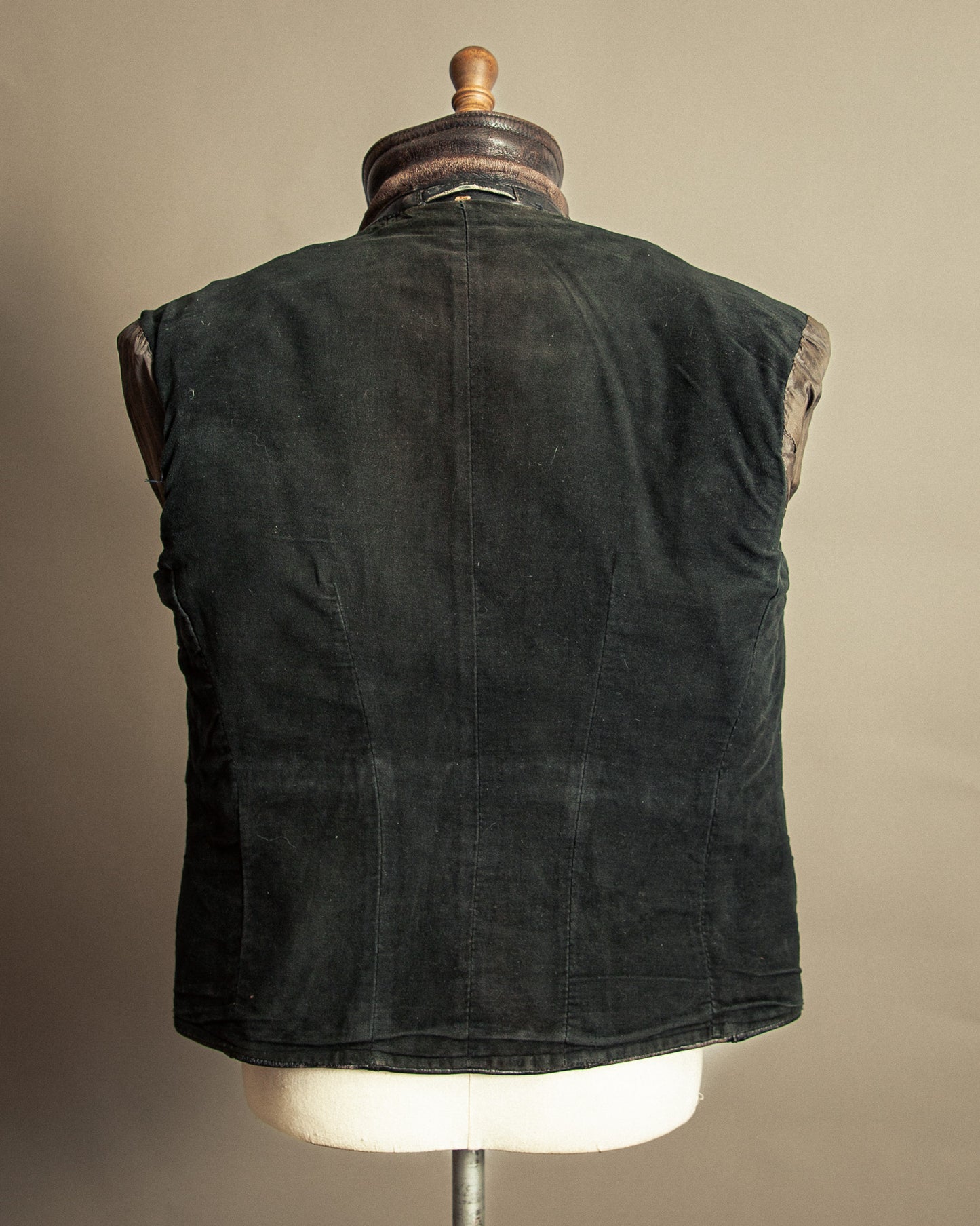 Vintage 1940s German Leather Motorcycle Jacket Small (38-40)