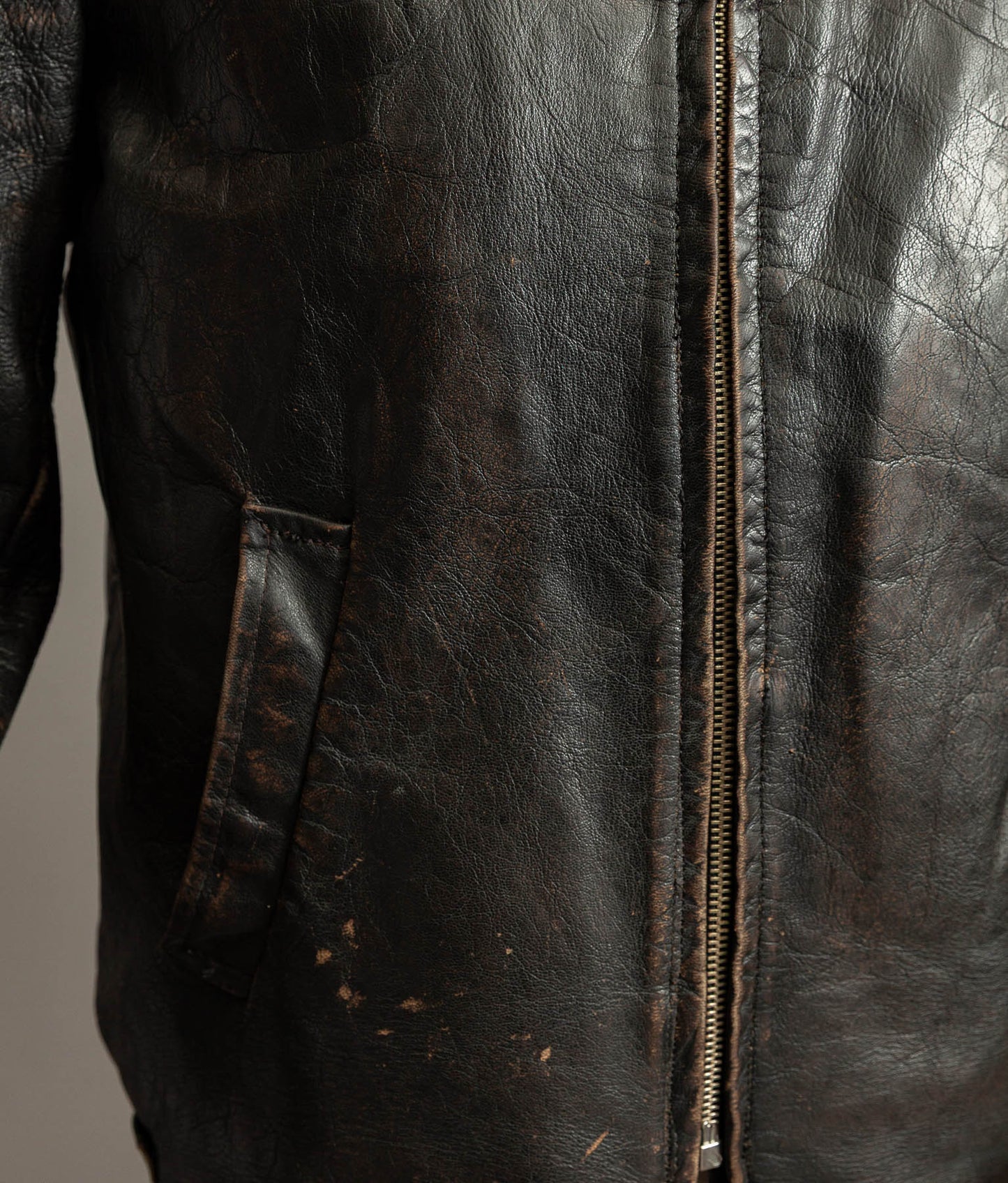 Vintage 1950s Jofama Goatskin Motorcycle Jacket, Malung Sweden