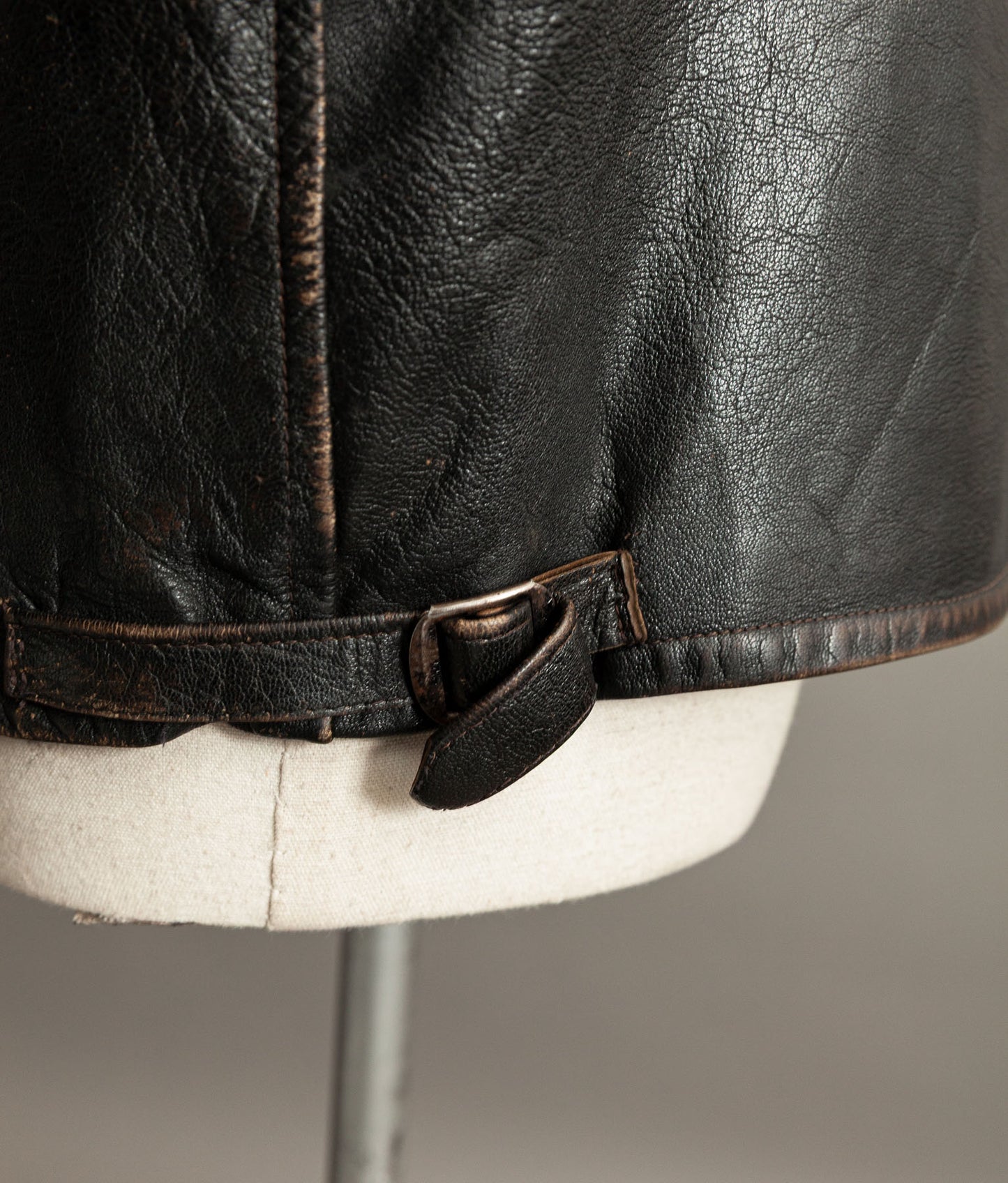 Vintage 1950s Jofama Goatskin Motorcycle Jacket, Malung Sweden