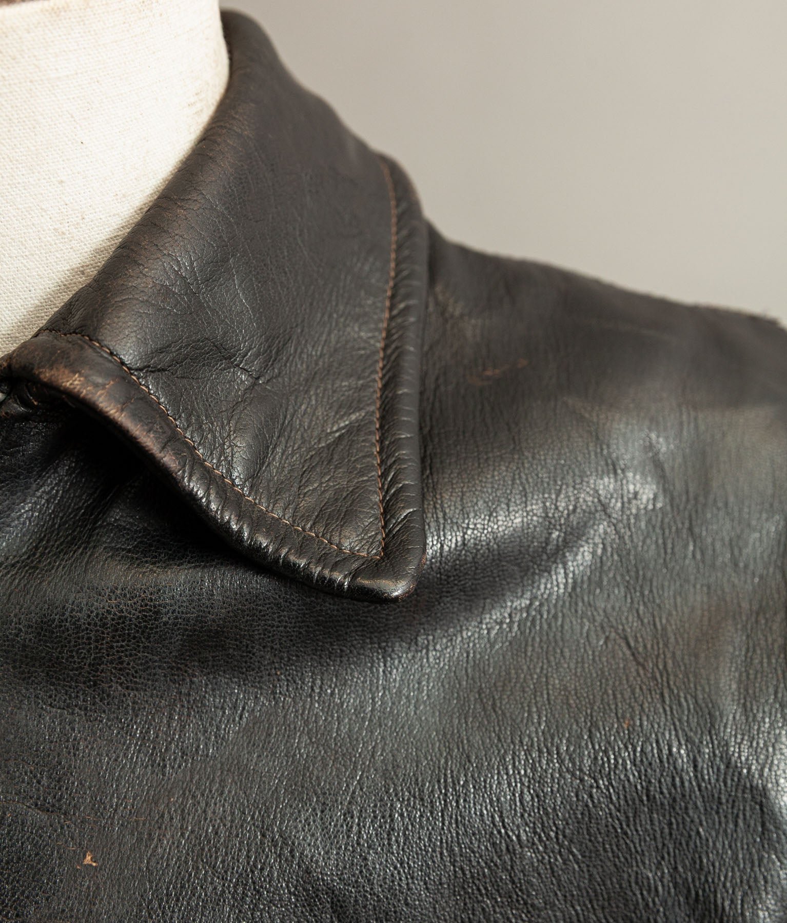 Vintage 1950s Jofama Goatskin Motorcycle Jacket, Malung Sweden