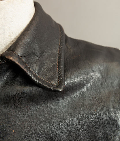 Vintage 1950s Jofama Goatskin Motorcycle Jacket, Malung Sweden