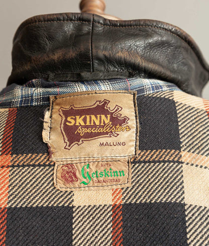 Vintage 1950s Jofama Goatskin Motorcycle Jacket, Malung Sweden